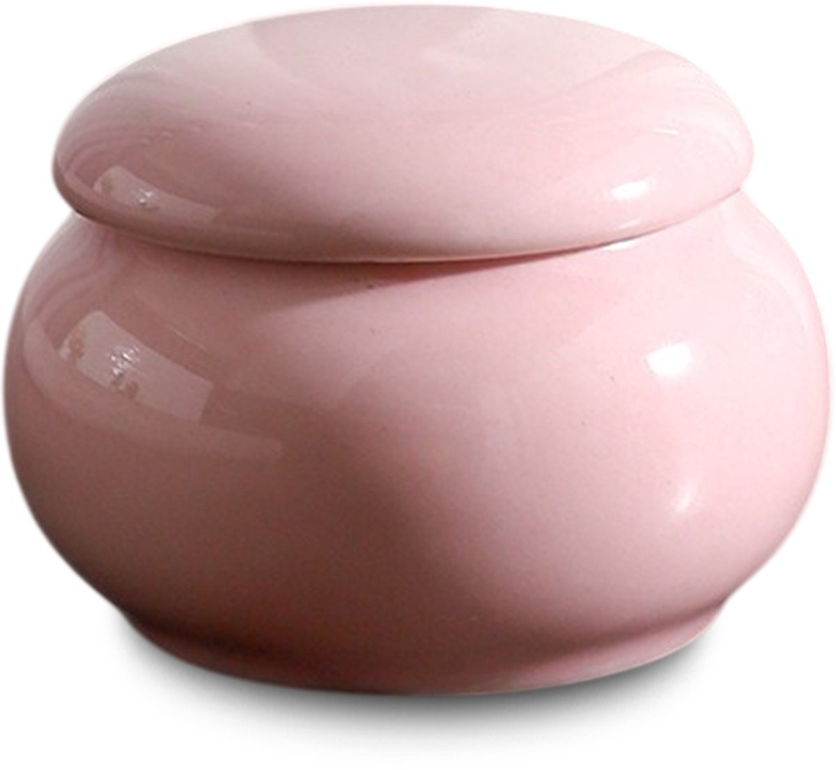Akerz Keramische Mini Urn Roze – 45 ml – Herinneringsurn voor As – Inclusief Beschermzakje – Discreet Aandenken