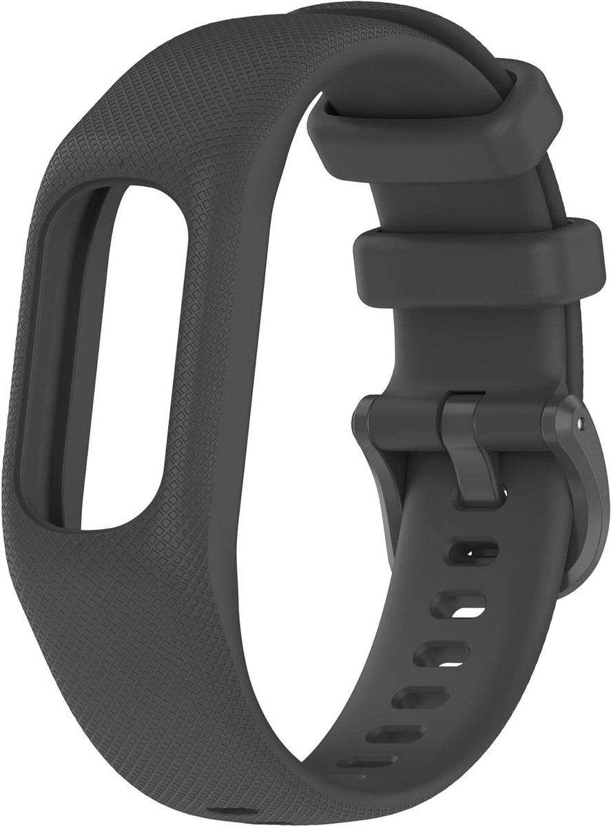 Zachte siliconen band, compatibel met Garmin Vivosmart 5 armbanden, reservearmband, behuizingsafdekking voor dames en heren, klein/groot formaat, Klein (5,5"-7,8"), Siliconen, Geen Edelsteen