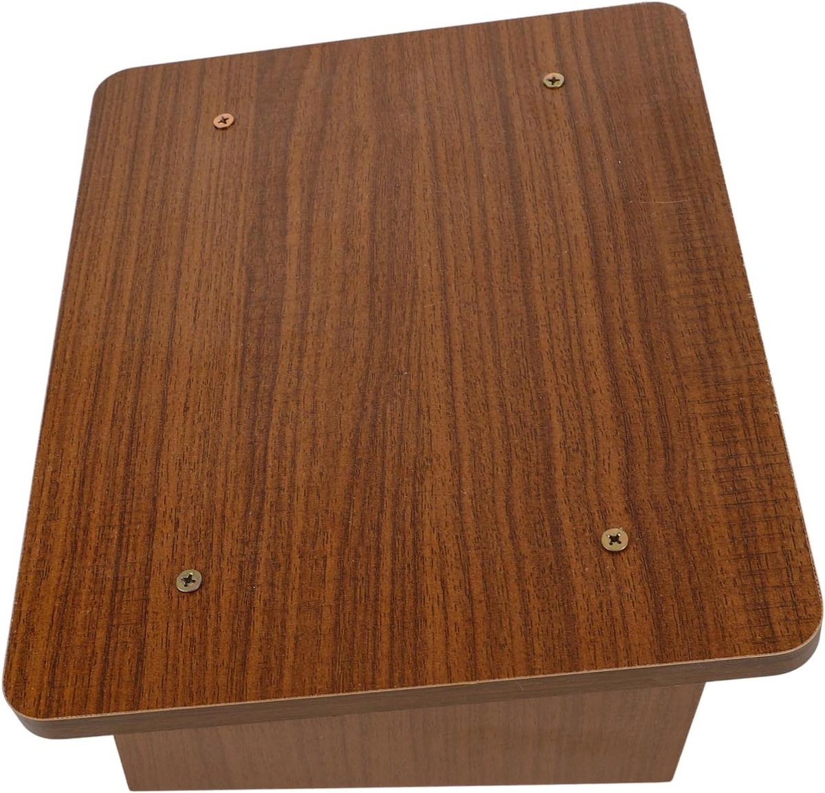 Houten Voetenbank - Ondersteunend Meubel - Comfortabel Zitten - Ergonomisch Ontwerp - 30 cm - Donkerbruin