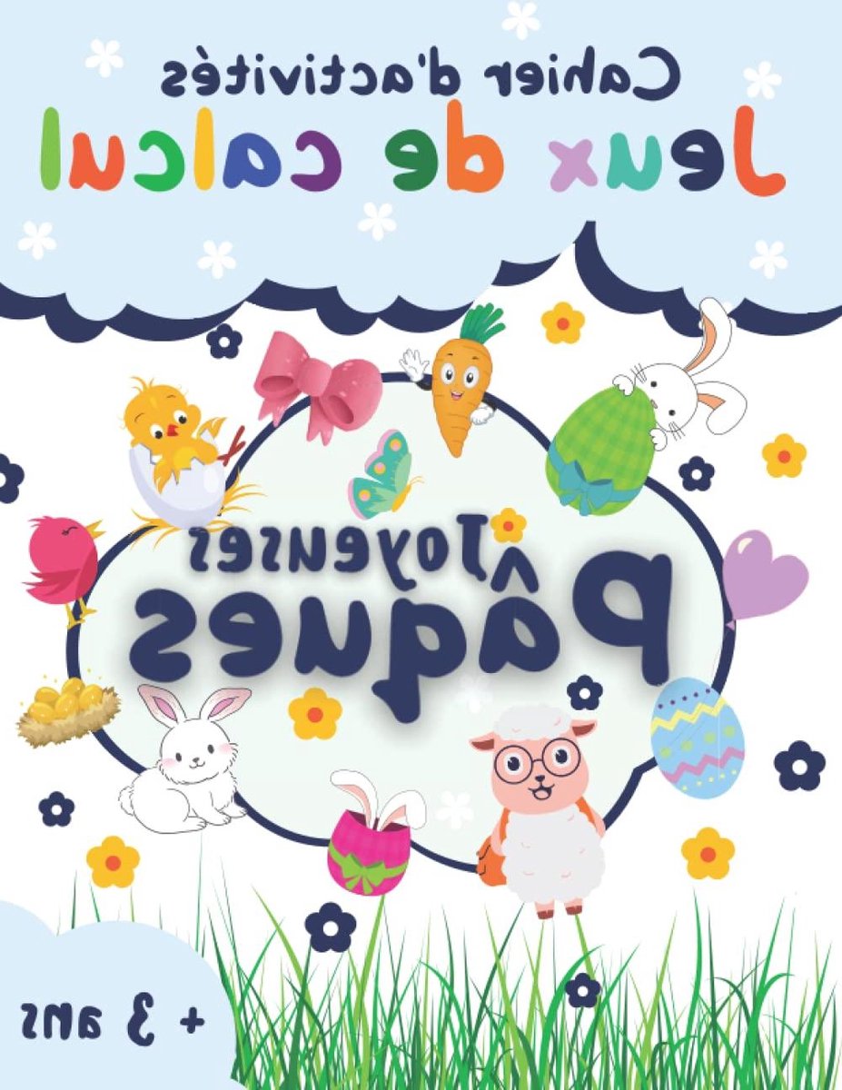 Cahier d'activités Pâques - Livre de jeux - Kinderen Vermaken - Kleurrijke Illustraties - 21.59 x 27.94 cm - Kleurrijk