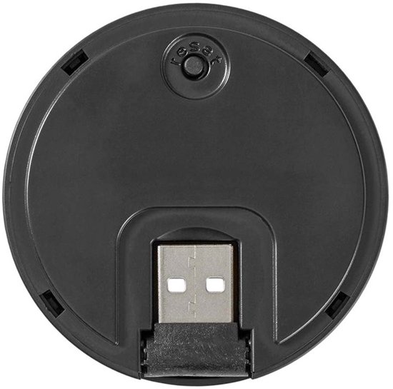 Nedis SmartLife Gong - RF, frequentie 433 MHz - Accessoire voor: WIFICDP10GY / WIFICDP30WT / WIFICDP40CWT - USB Gevoed - 4 Melodiën - 5 V DC - Instelbaar volume - Zwart