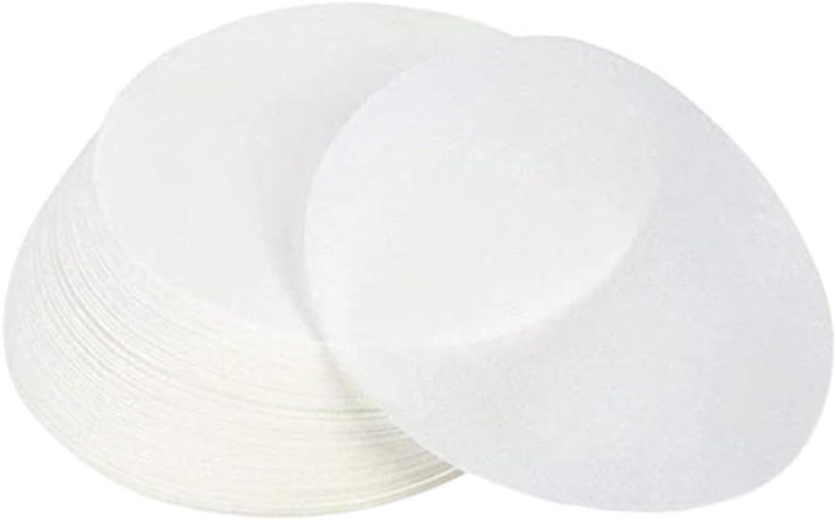 ABOOFAN Verdikt Bbq-papier Dubbelzijdige Laag 50-pack Olie Rond Bakpapier Voor Airfryer/oven Anti-aanbak En