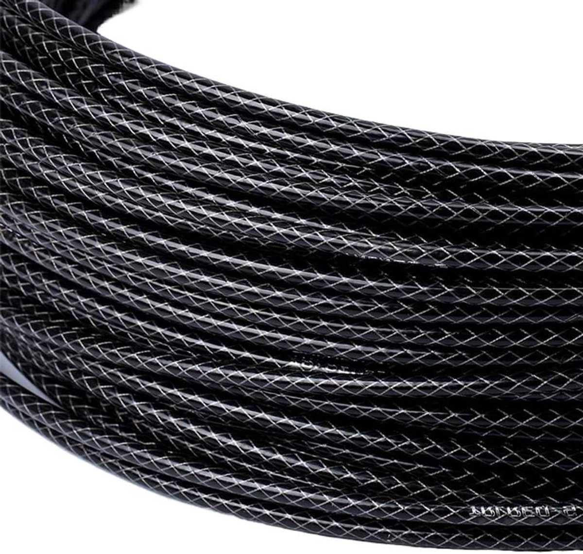 Remkabel voor fiets, remkabel, 3 m en 5 mm, behuizing voor mountainbike, kabel, geweven lijn, draad, zwart