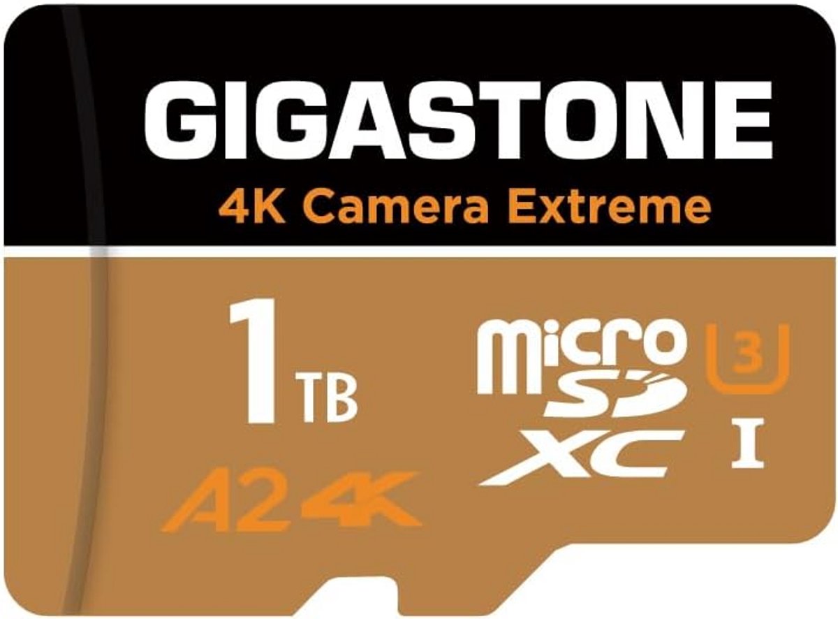 Micro SD Kaart - Geheugenkaart Opslag - 4K Video Opnemen - Gratis Dataherstel - 1TB - Zwart