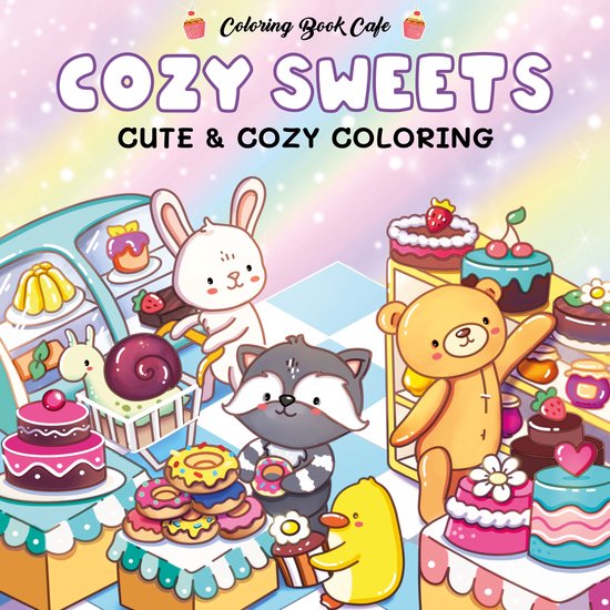Cozy sweets - Coloring book cafe - cover