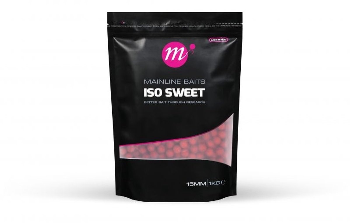 Mainline Shelf Life ISO Sweet 1kg – Zoete Boilies voor Karper - Maat : 10mm