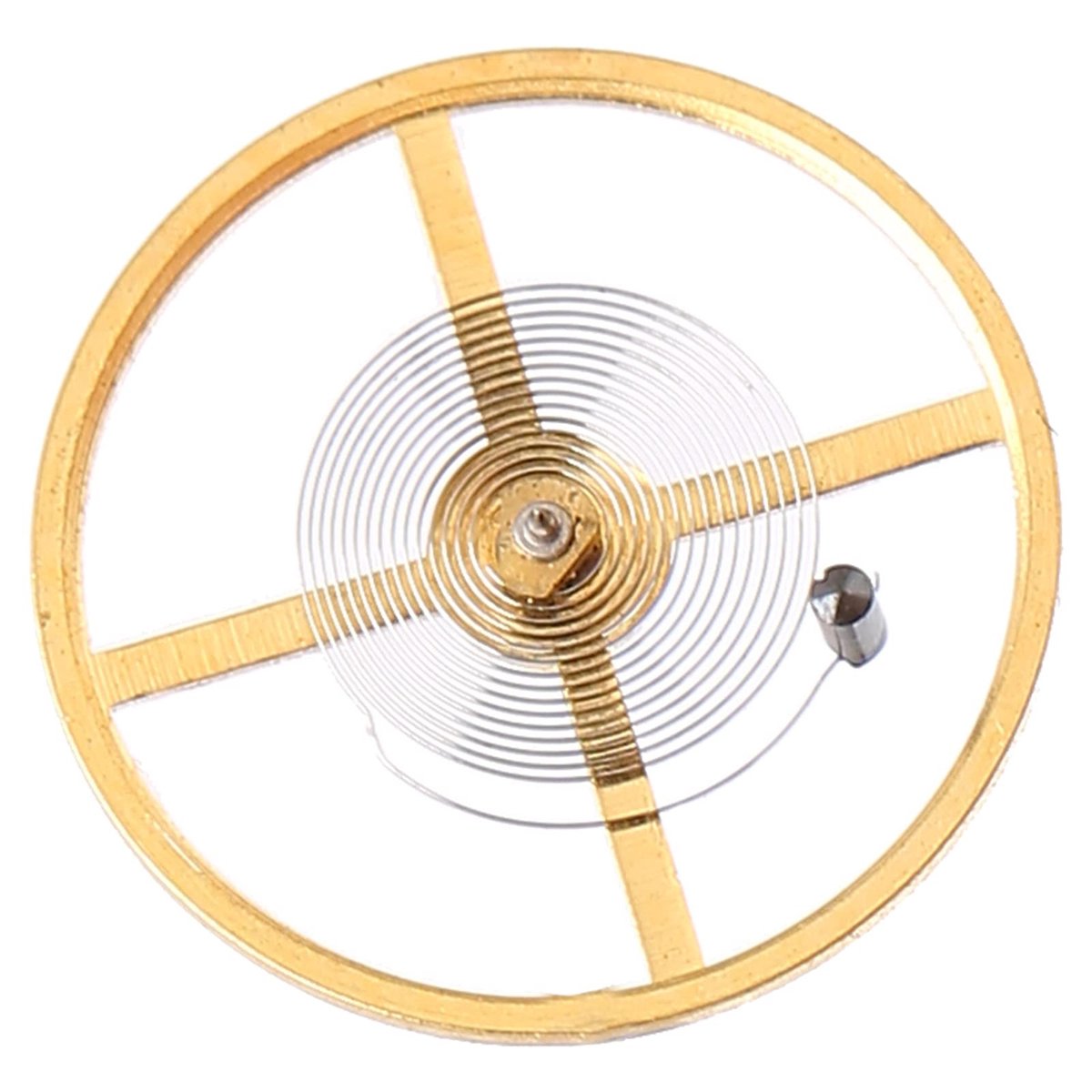 Dailygoods- Horloge Gouden Balanswiel - Horlogereparatieonderdelen - Vervangend Deel - Duurzaam Legeringsmateriaal - Modieuze Afwerking - Bestand tegen Oxidatie - Horlogebalanswiel