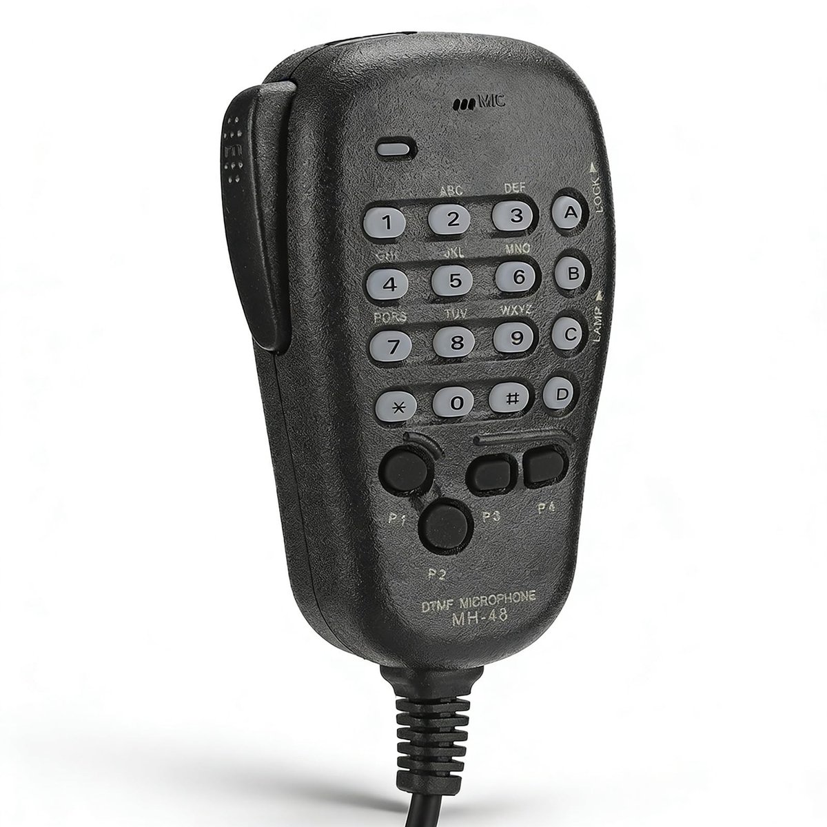 Dailygoods- Handmicrofoon Verlicht - DTMF Invoer - Programmeerbare Softkeys - Compatibel met Mobiele Radiostations - ABS Materiaal - Hoge Betrouwbaarheid - Microfoon
