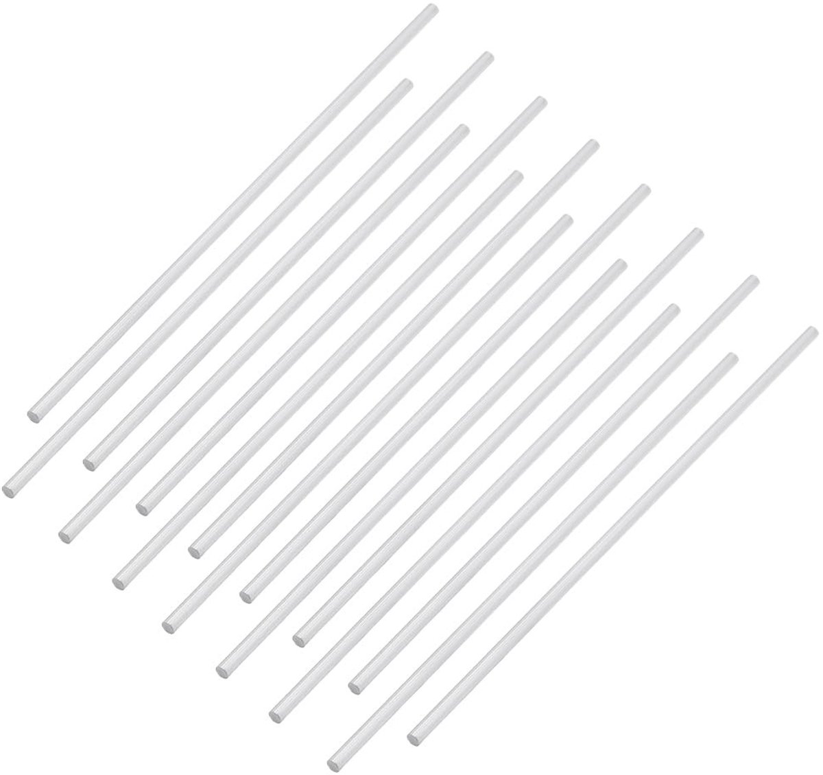 Dailygoods- Ronde Stang 30 cm - 6061 Aluminium - Metaalbewerking - Industrieel Gebruik - Knutselen - Platina-afwerking - Aluminium Staven