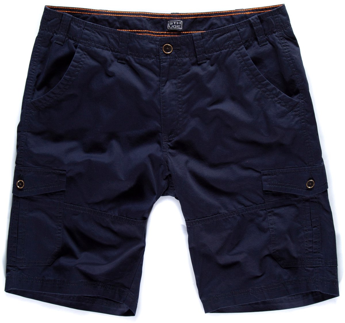 STHUGE - Heren - korte herencargobroek regular fit - Donkermarine - Maat 54