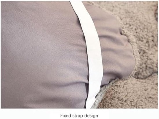 Dikke Vloermatras - Opvouwbare Futon - Extra Slaapplaats - Zacht Katoen Gevuld - 90 x 200 cm - Grijs — afbeelding 2