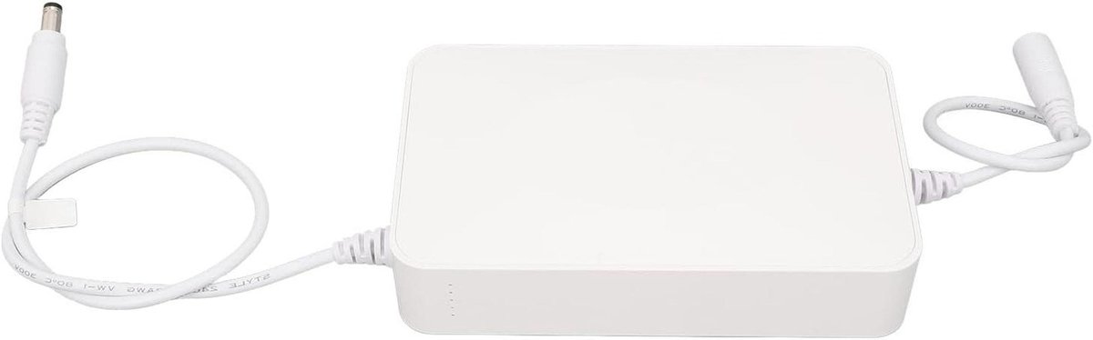 Mini UPS Batterij - Noodstroom Router - Internet Online Houden - Meerlaagse Bescherming - 4400mAh - Zwart
