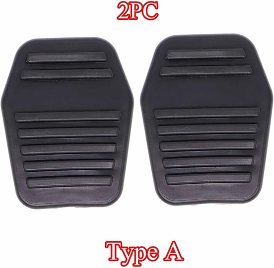 Pedaalrubber Set - Rem en koppeling - Veiliger Rijden - Verbeterde Grip - 2 Stuks - Zwart — afbeelding 4