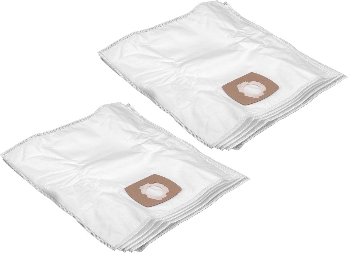 Stofzuigerzakken - Microfleece zakken - Stofzuigen - Onderhoud zuigkracht - 10 stuks - Wit