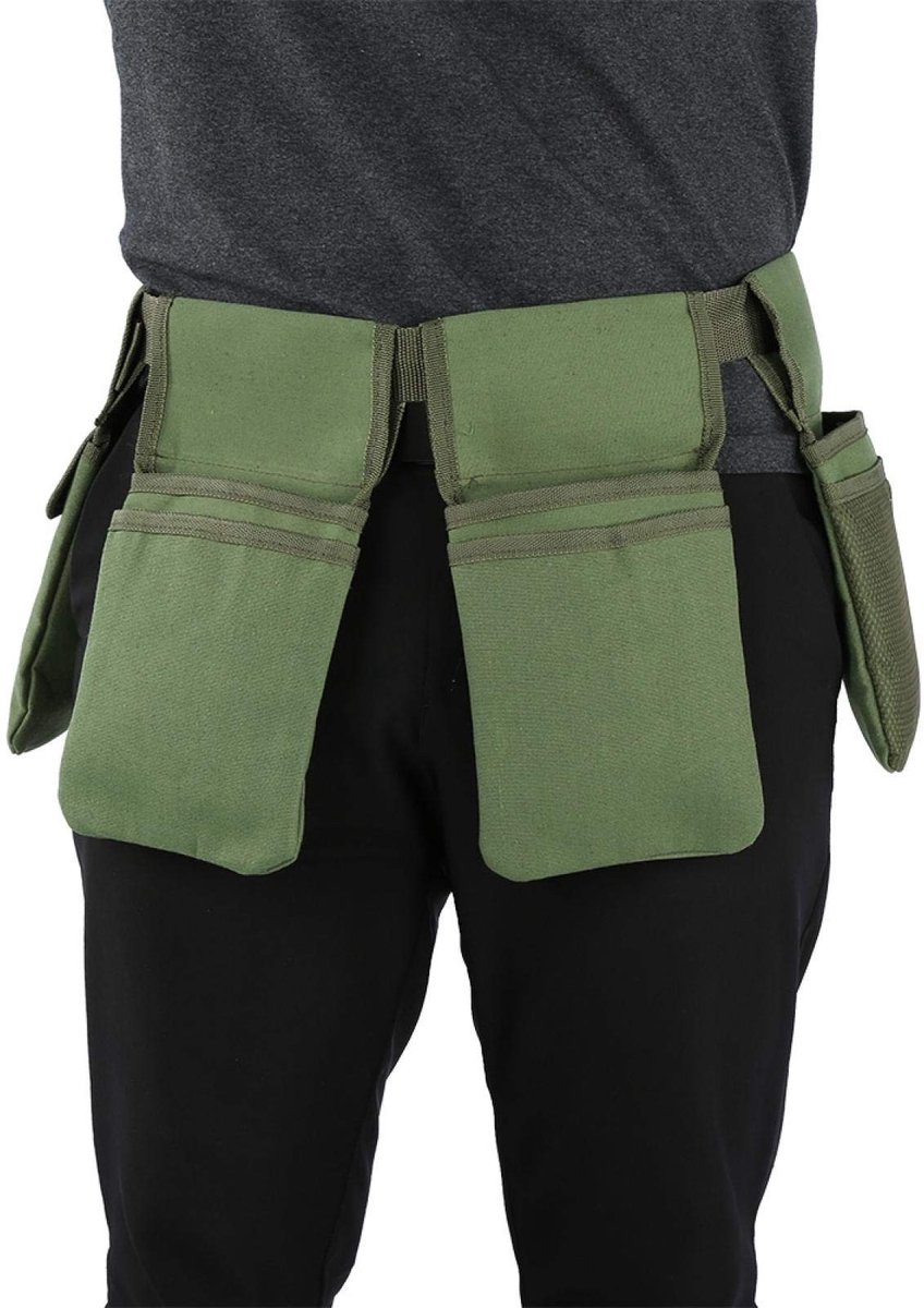 Dailygoods- Heuptas Dames/Heren - Tuingereedschap - 4 Zakken - Duurzaam Canvas - Slijtvast - Efficiëntie Verbeterend - Tuingereedschapstas