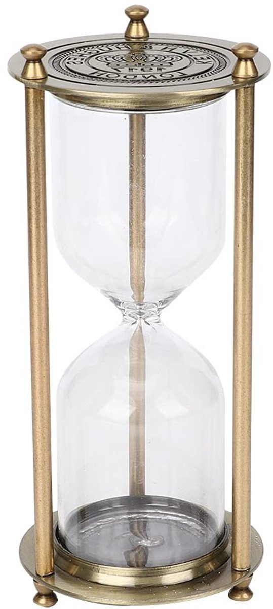 Dailygoods- Zandloper Duurzaam Transparant - Timer 2 Minuten - Timer 5 Minuten - Timer 10 Minuten - Timer 30 Minuten - Schokbestendig Glas - Tijdklok
