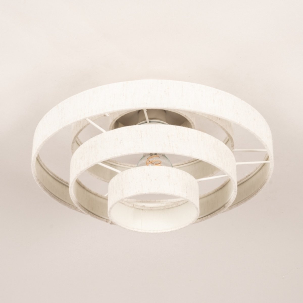 Lumidora Plafondlamp 31816 - Plafonniere - JULIA - E27 - Beige - Creme - Metaal - ? 50 cm