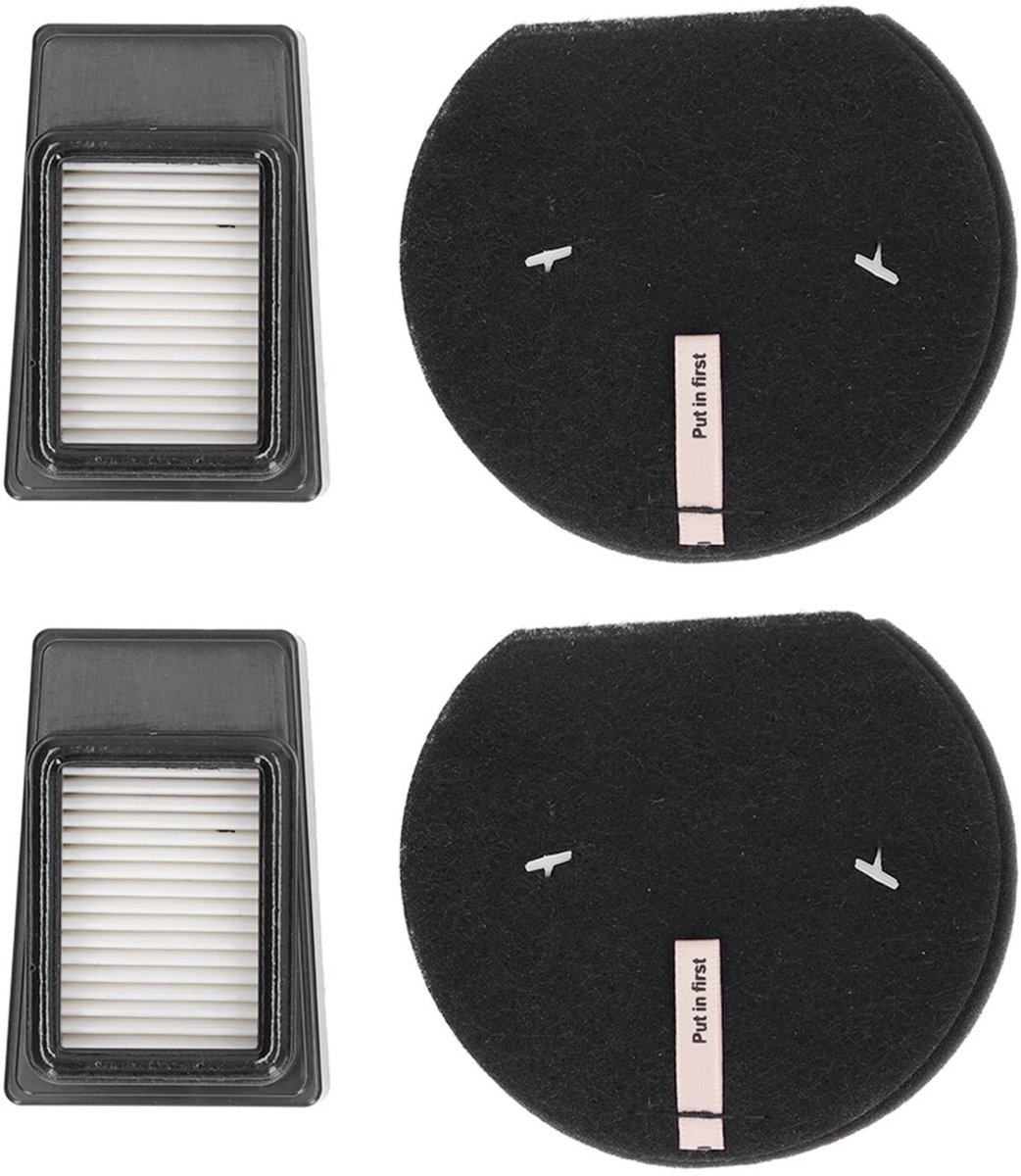 Dailygoods- Vacuümreinigingsfilterset - Wasbaar/Herbruikbaar Filter - Stofzuigerfilter PET 2792 1621427 621616 - Duurzaam/Effectief - Vermindert Allergenen - Milieuvriendelijk Materiaal
