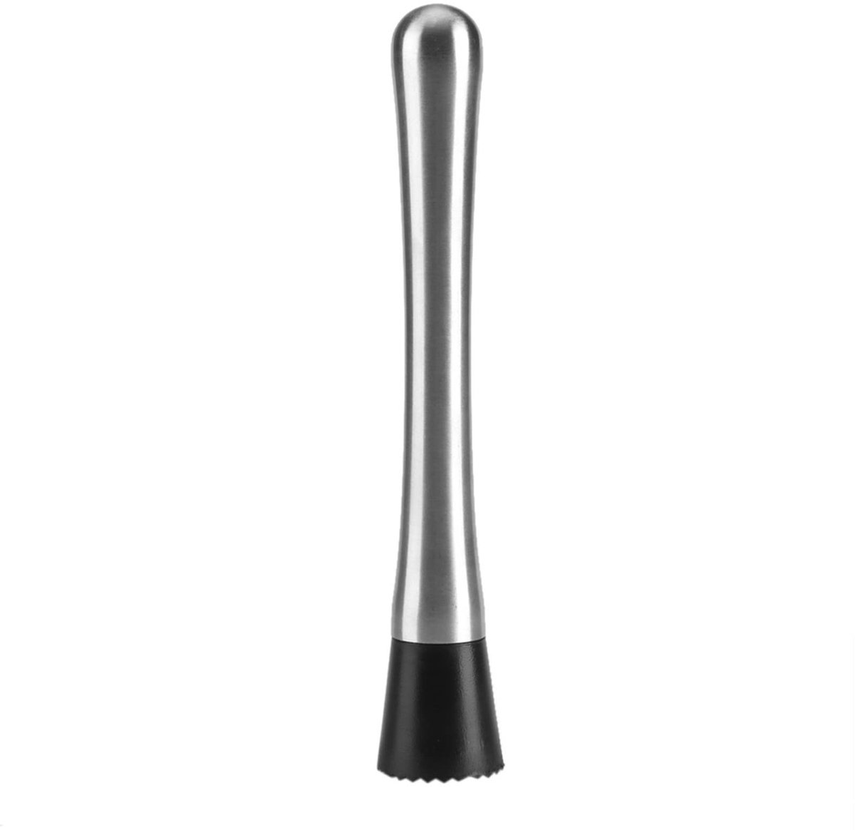 Dailygoods- Cocktail Muddler RVS 7,87 Inch - Pureestamper - Mojito Muddler - Duurzaam - Rasterstructuur - Voedingskwaliteit