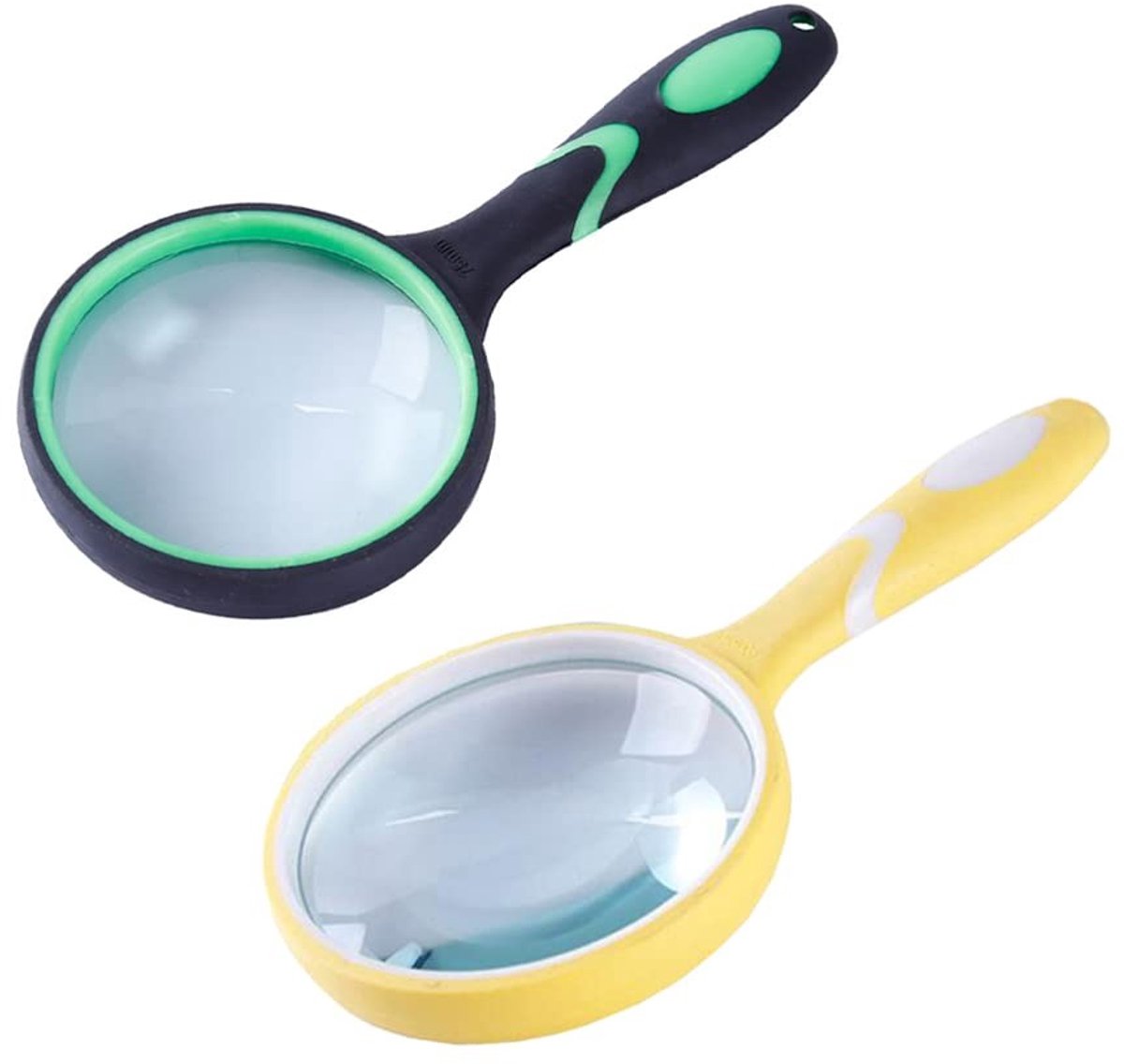 Dailygoods- Vergrootglas 10X - Handheld Loep - Antislip Handvat - Draagbaar - 75mm - Lichtgewicht 129g