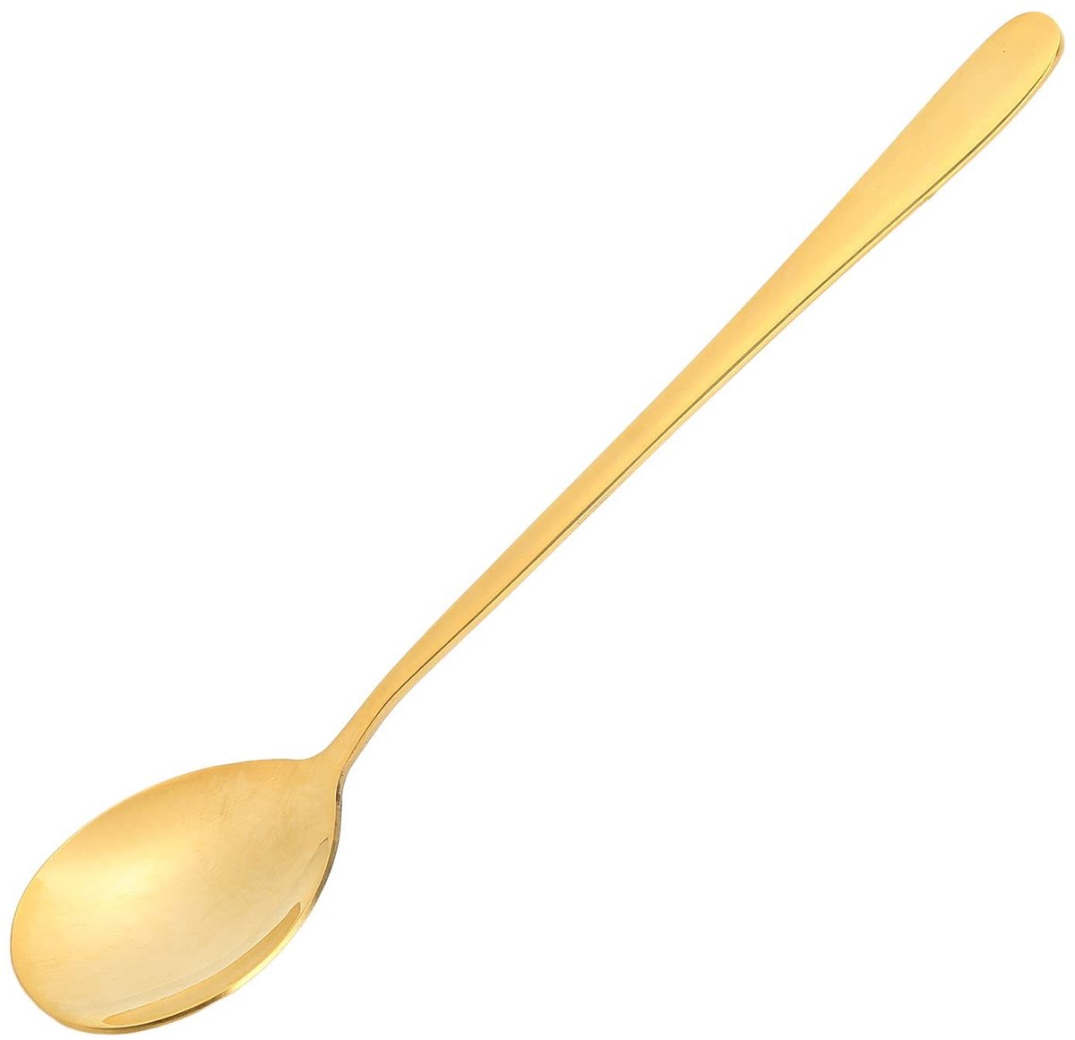 Dailygoods- Soeplepel Hoogwaardige Messing - Lange Handgreep - Multifunctioneel - Geschikt voor Cadeaus - Gladde Oppervlakte - Duurzaam Gebruik - Lepel