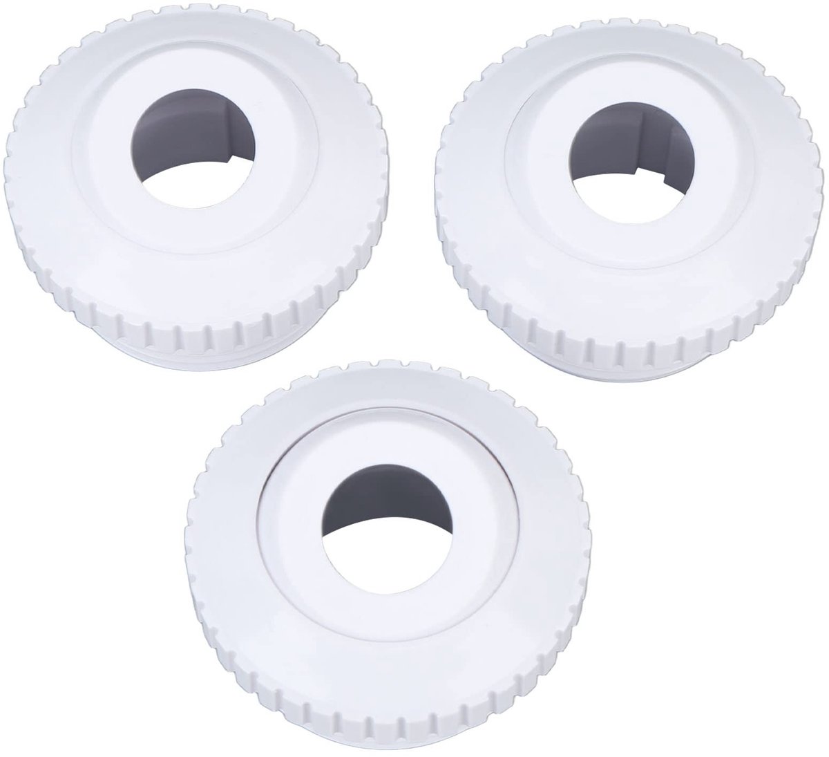 Dailygoods- Zwembadjetmondstukken 3-delig - Retourstraalfitting - Roterende Sproeiers - Instelbare Waterrichting - PVC - Voor Hydrostream/Hayward SP1419D - Zwembadsproeier