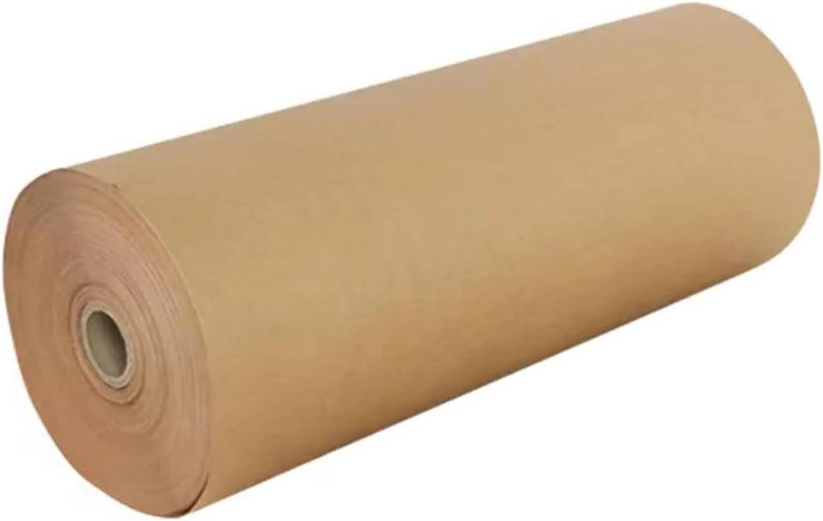Papier Roll - Kraftpapier Verpakking - Cadeaus Inpakken - Zacht En Licht - 38cm x 30 meter - Bruin