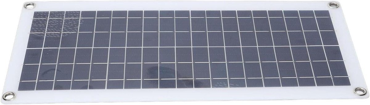 Zonnepaneel Kit - Draagbare Energie - Apparaten Opladen - Inclusief Controller - 15W Vermogen - Zwart