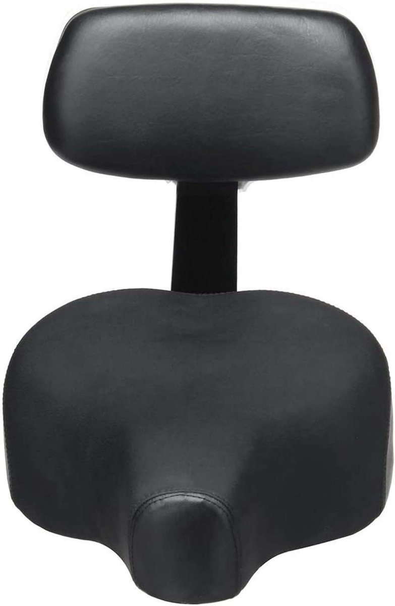 Fietszadel, Ergonomische Kabel Fietszadel, Ademend Fietszadel Comfort Gel Driewieler Fietszadel Seat met Rugleuning Ondersteuning