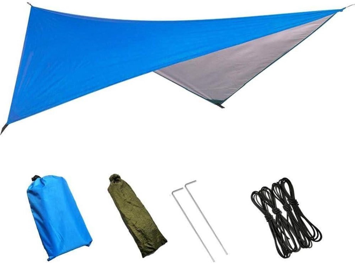 Draagbare Hangmat - Kampeer Hangmat - Buiten Ontspannen - Geïntegreerd Muggennet - 2.6 x 1.4 m - Blauw