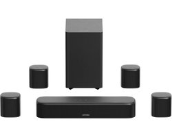 ULTIMEA 7.1 Soundbar met Dolby Atmos, Inclusief 5,25″ Subwoofer en 4 Surround Speakers, Home Cinema Systeem voor TV, HDMI eARC, Aura S5T
