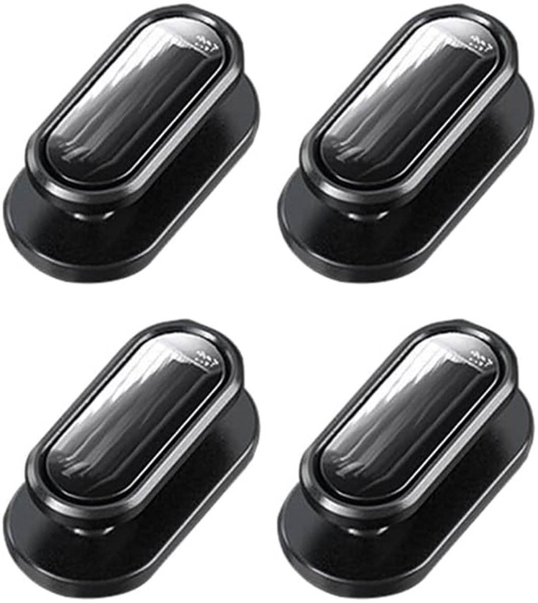 Dailygoods- Auto-Ophanghaak Zwart Glanzend - Multifunctionele Achterbankhanger - Zelfklevende Dashboardhaak - Universele Accessoires - Draagvermogen 500 g - Eenvoudige Installatie - Autohaak