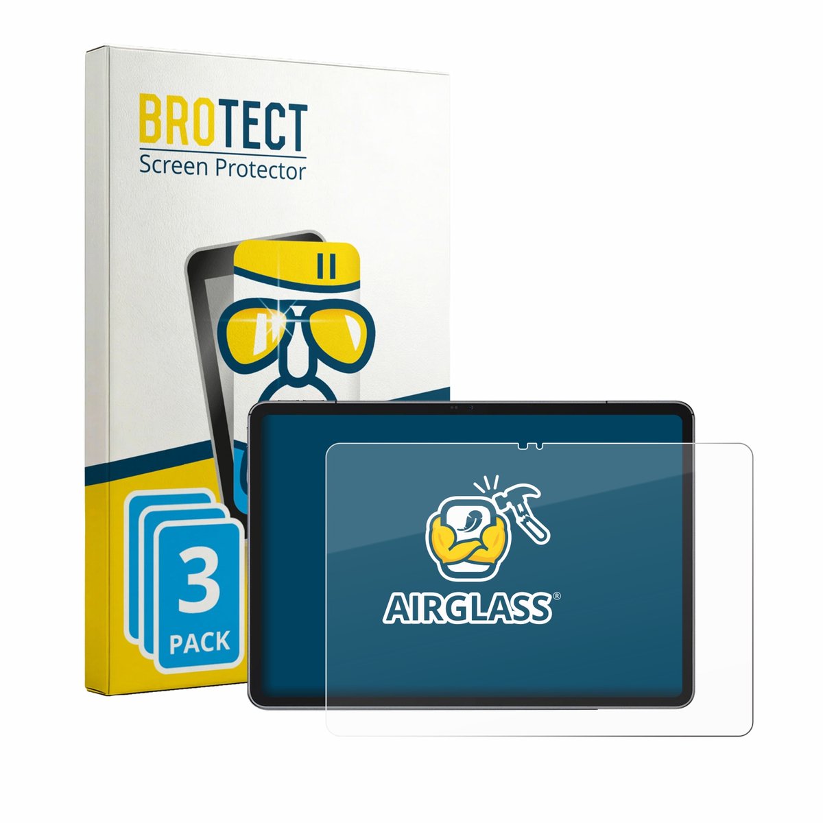 Screenprotector 3 Stuks voor Ulefone Tab A12 Pro Beschermglas transparant
