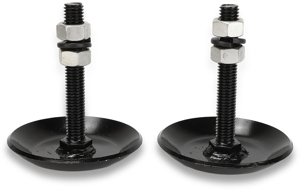 Dailygoods- Skidschoenenset Vervanging voor ATV/UTV - 2-delig - Heavy-duty Staal - Onderdeelnummer 2873423 - Duurzaam - Glanzend zwarte poedercoating - Ploegschoenen