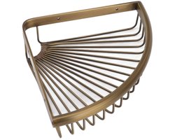 Dailygoods- Douchecaddy - Hoekmodel - Gemaakt van roestvrij staal - Anticorrosie - Multifunctioneel - Ruimtebesparend - Retro uitstraling - Doucherek