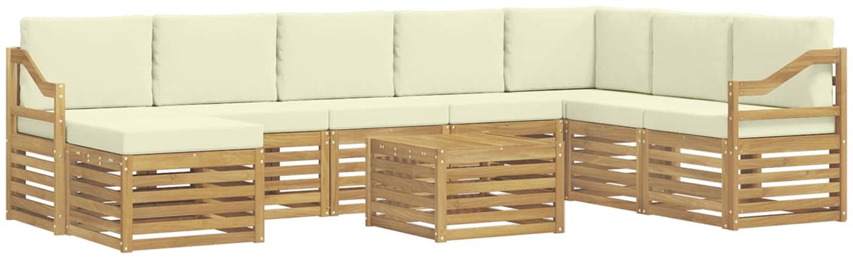 vidaXL - Sofa-Sets - Massief - Acacia - Hout