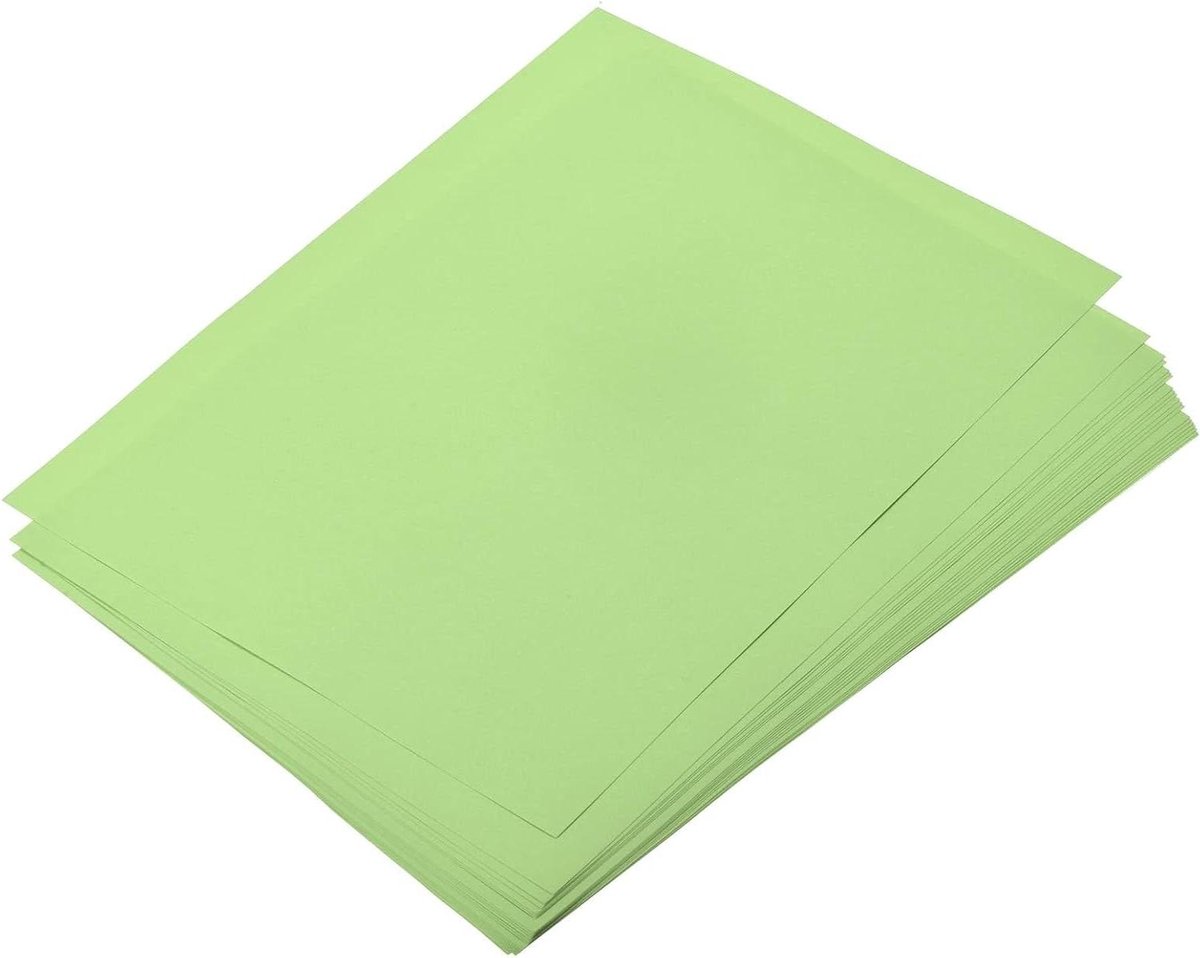 Gekleurd Kopieerpapier - Printerpapier A4 - Kantoor Afdrukken - Lichtgroene Kleur - 25 Vellen - Lichtgroen