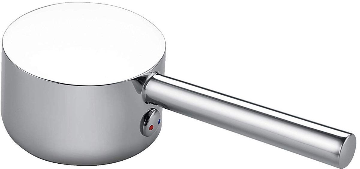 Dailygoods- Kraanhandgreep Universele Vervangingsset - Met Knop - Verstelbare Schroef - Hoogwaardige Zinklegering - Chroom Behandeling - Eenvoudige Installatie - Kraanknop