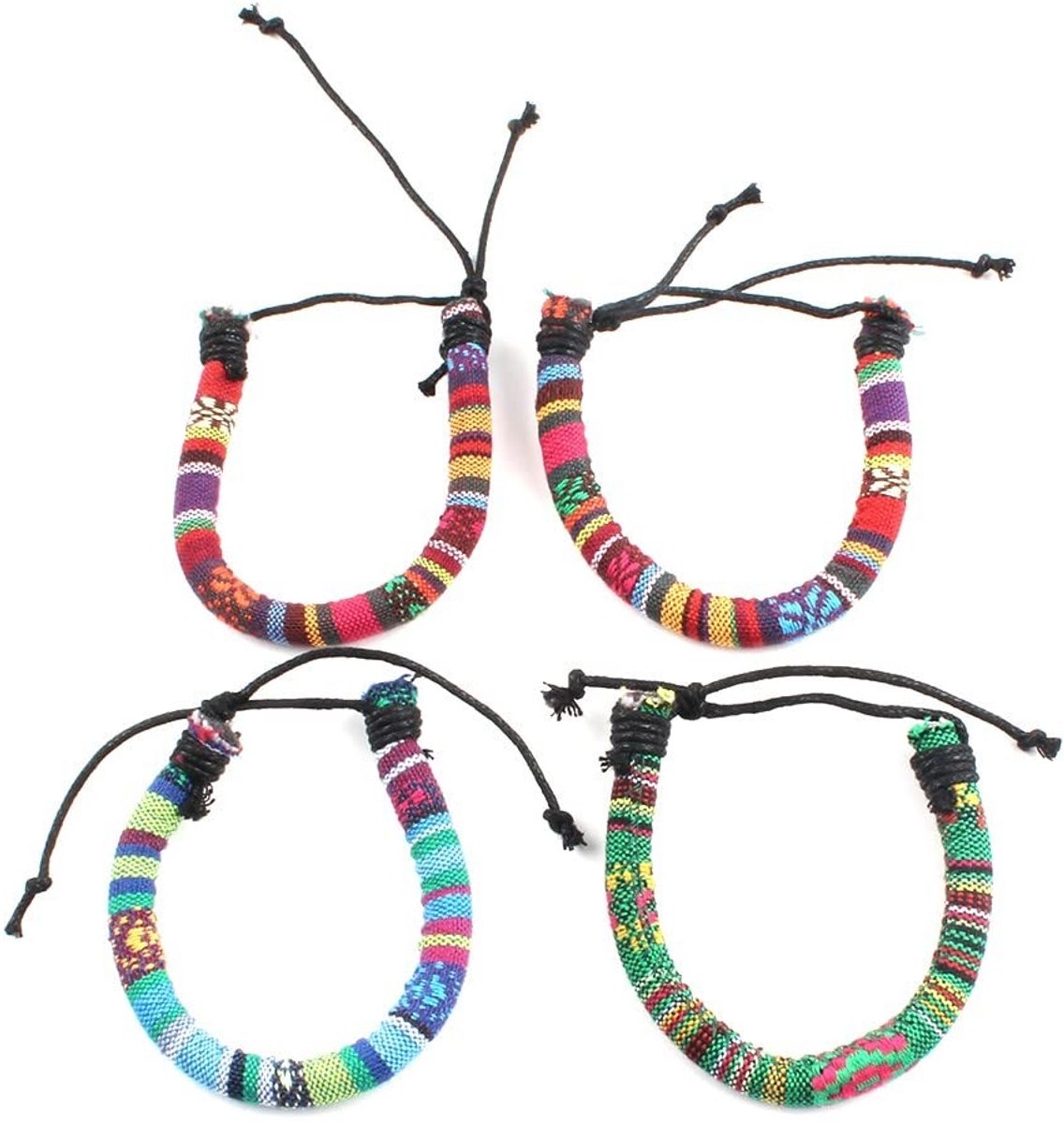 Dailygoods- Voetband handgemaakt - Uniseks surfersieraden - Duurzaam katoen - Verstelbaar - Huidvriendelijk - Ideaal voor strand en festival - Enkelband
