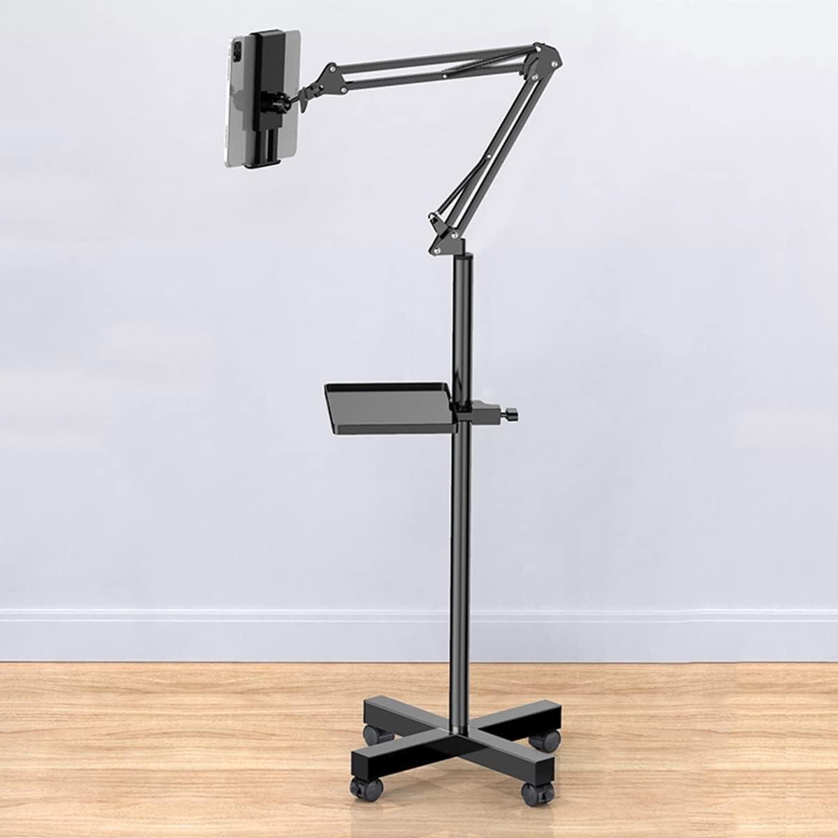 Verstelbare Houder - Flexibele Arm - Film Kijken - 360 Graden Rotatie - 35-11 Inch - Zwart
