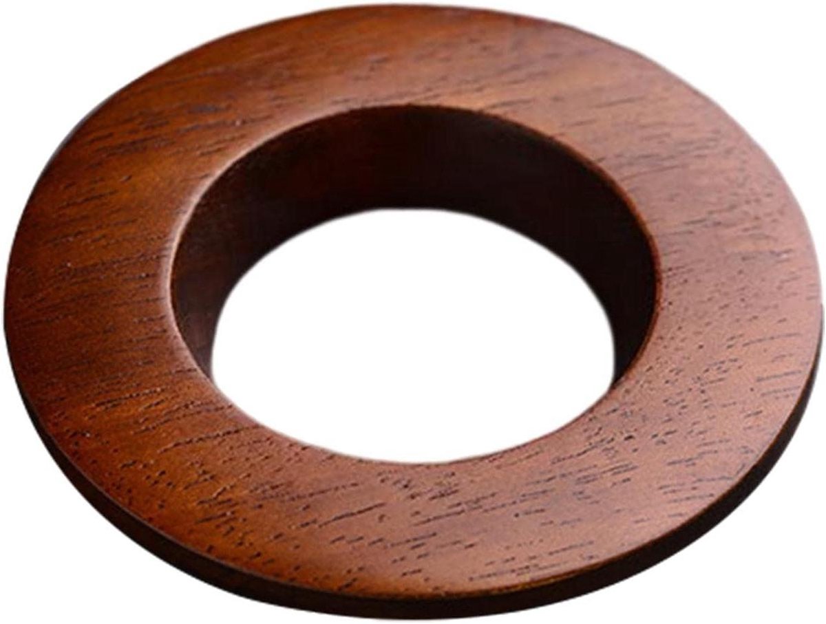 Koffie Dripper Stand - Koffiehouder Hout - Koffie Zetten - Stabiele Houten Basis - 10.9 cm Buitendiameter - Houtkleur
