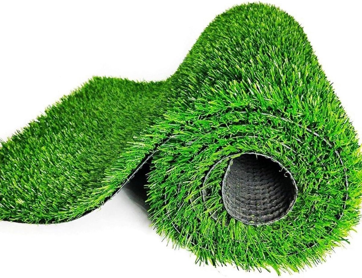 Kunstgras Tapijt - Kunstgazon Mat - Buiten Decoratie - Drainage Gaten - 2x4m - Groen