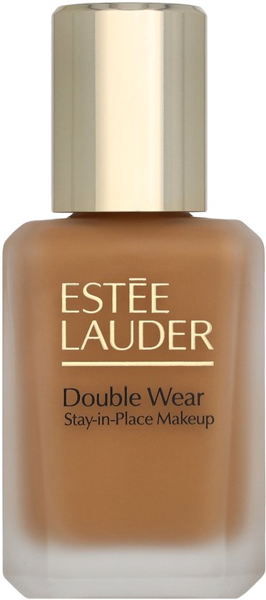 Estée Lauder Double Wear foundation in 5W1 Bronze met gouden dop.