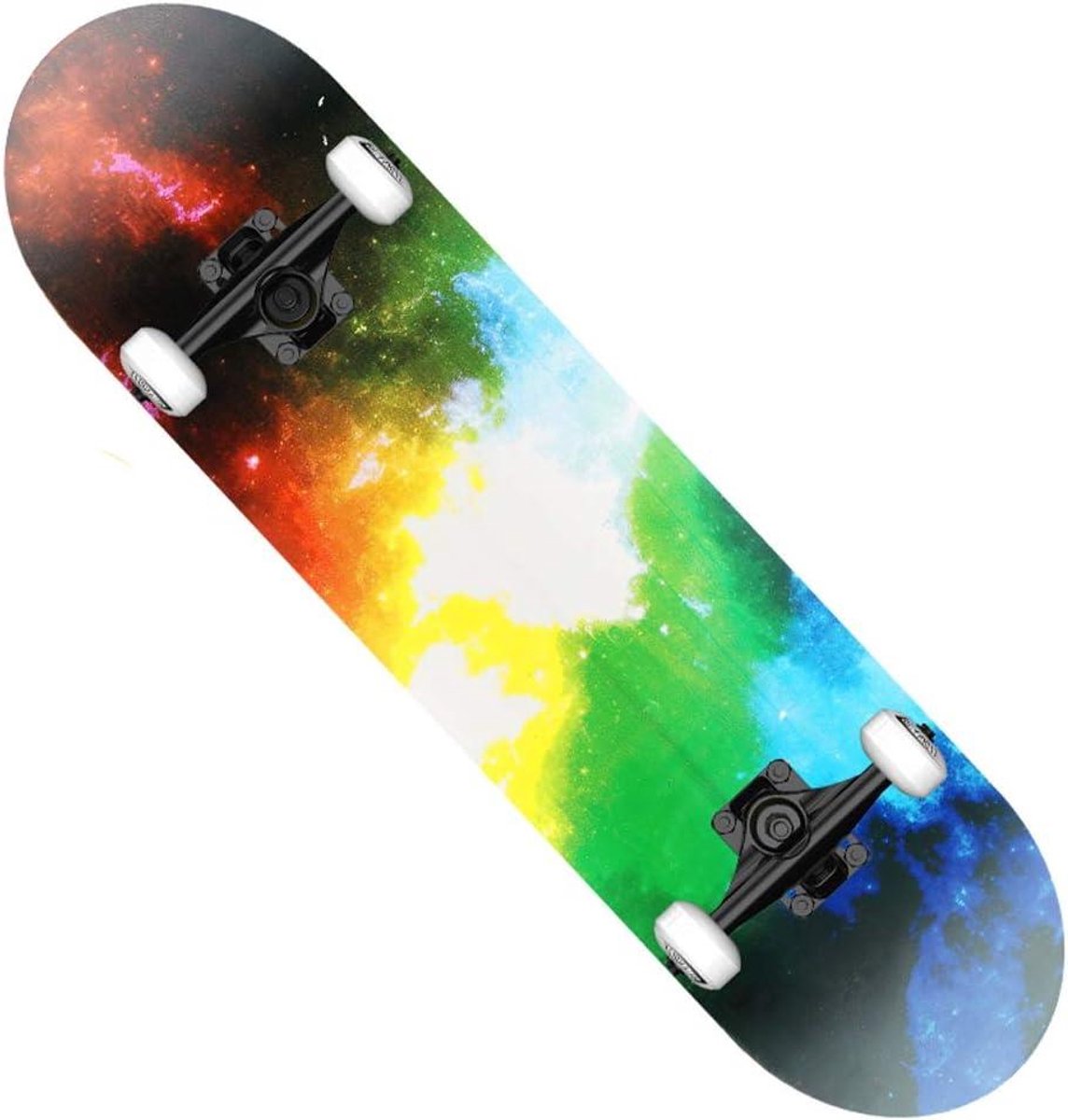 Skateboard Longboard Buiten Sporten 7 Lagen Esdoornhout 80x20cm Kleurrijk