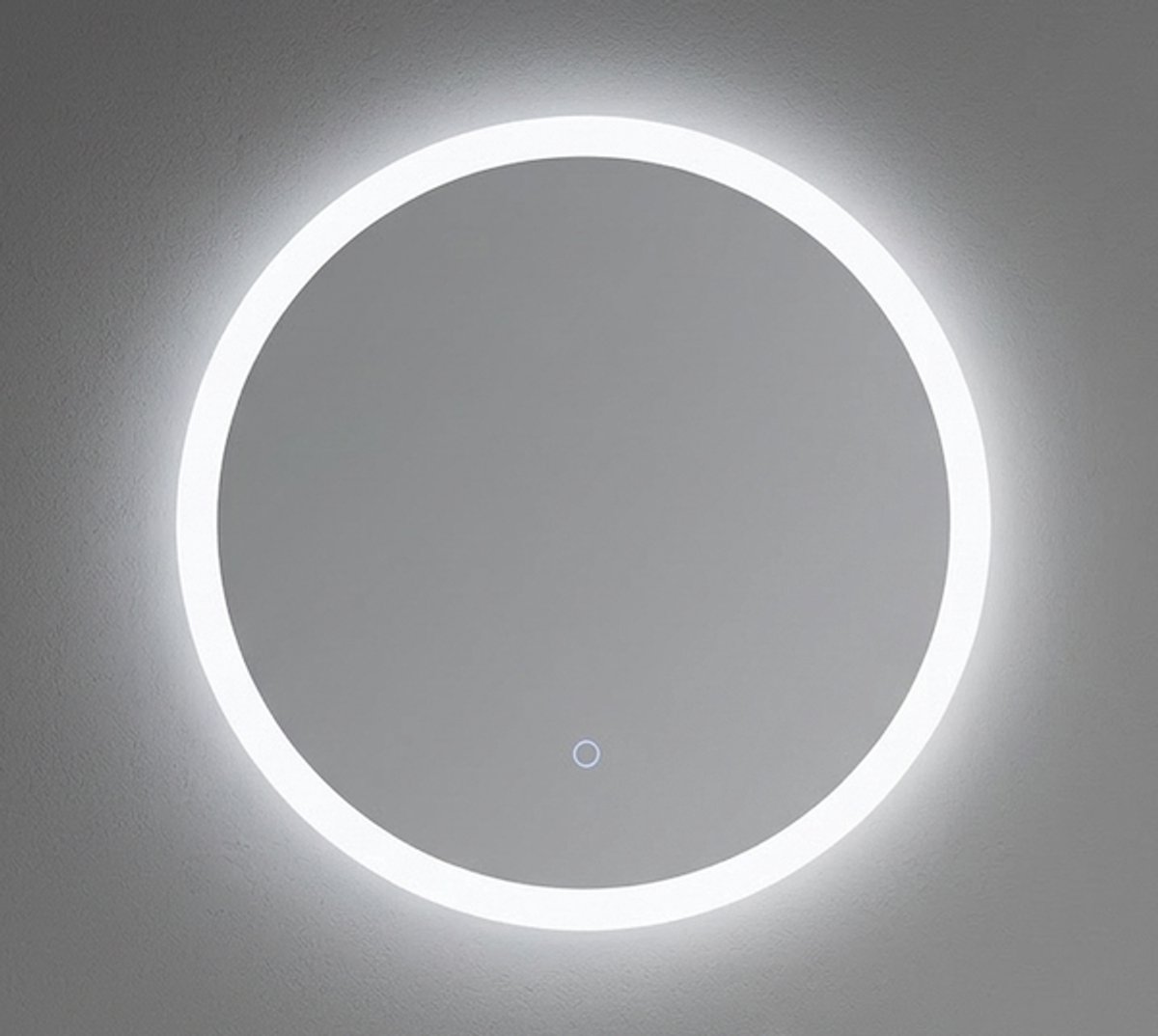 LINEA UNO - Soryn 60 x 60 - Frameloos - Spiegel - Rond - LED-verlichting (dimbaar) - Anti-condens - 301696