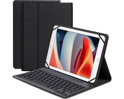 Cazy tablet Hoes met Toetsenbord geschikt voor Universal 9-11 inch - AZERTY Bluetooth Keyboard Case - Zwart