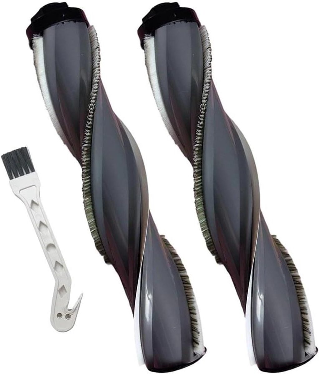 Reserve rolborstel - Stofzuigerborstel tapijt - Vloeren reinigen - Ontwarrings design - Voor specifieke modellen - Grijs