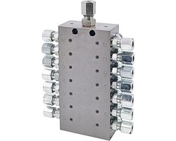 Smeersysteem Vet Blok - Distributie Spruitstuk - Machine Onderhoud - Progressieve Verdeling - M10 Poort - Metaal