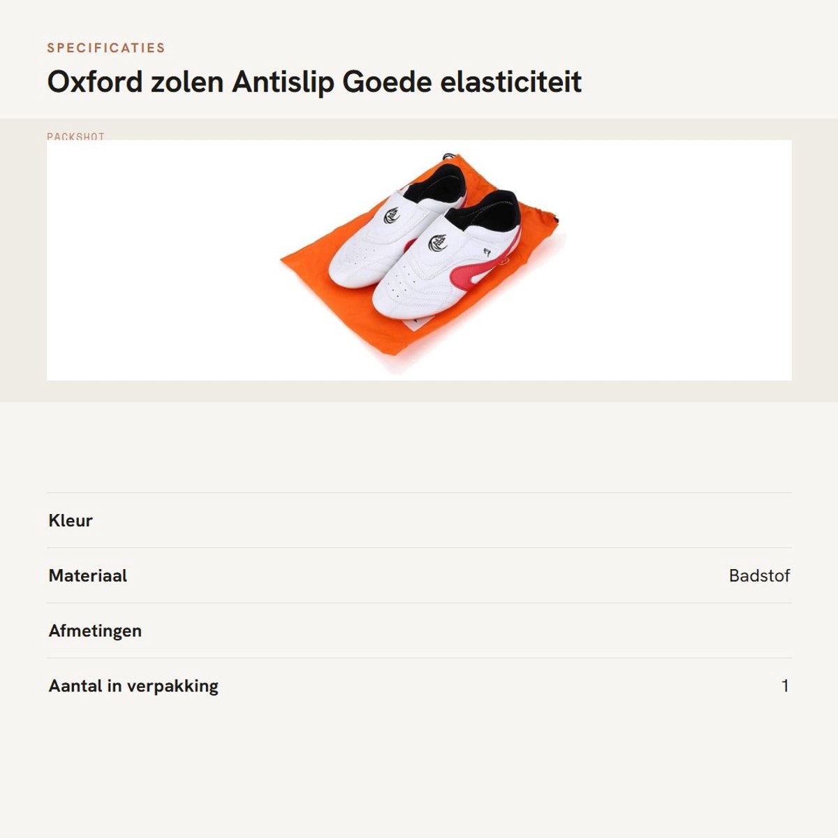 Dailygoods- Sportgymschoenen Antislip - Oxford Zolen - Hoogwaardig