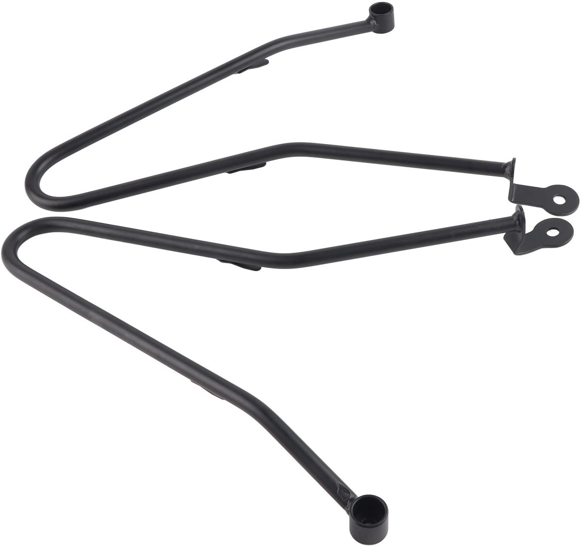 Dailygoods- Zadeltassteunbeugels Duurzaam - Metaal - Geschikt voor Triumph Bonneville T100/SE T100 2001-2016 - Thruxton 900/Scrambler 2006-2016 - Verbeterde zadeltasbeveiliging - 2 x Zadeltassteunstangen - Motorsteunen